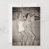 若い女性のレトロな写真のおもしろい美人たち (正面)