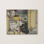 若い女性の洗面所は、「英国のインドからの2つをめっきします ジグソーパズル (横)