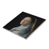 『若い女性の研究』(ジョハネス・フェルメール作) タイル (側面)