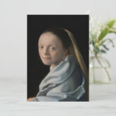 『若い女性の研究』(ジョハネス・フェルメール) サンキューカード (スタンド正面)