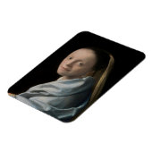 『若い女性の研究』(ジョハネス・フェルメール) マグネット (左側)