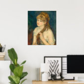 若い女性の編組 – AugusteルノアールファインアートPos ポスター (ホームオフィス)