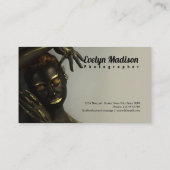 若い女性ファッションモデル67ehjd 名刺 (裏面)