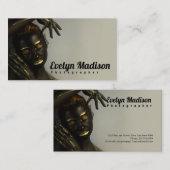 若い女性ファッションモデル67ehjd 名刺 (正面/裏面)