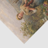 若い女性編み物バイダニエルリッジウェイナイト 薄葉紙 (詳細)