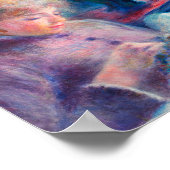 若い女性裁縫バイピエール=オーギュストルノアール ポスター (角)