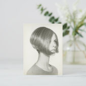 若い女性2 ポストカード (スタンド正面)