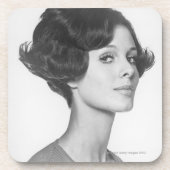 若い女性 コースター (正面)