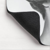 若い女性 マウスパッド (コーナー)