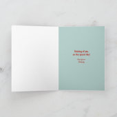 若い女性，猫，誕生日，リボン，グリーティングカード カード (内部)