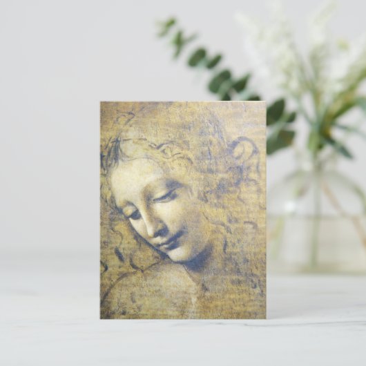 若い女性 2 ポストカード (スタンド正面)