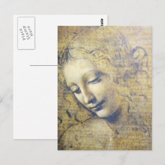 若い女性 2 ポストカード (正面/裏面)