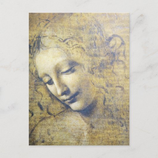 若い女性 2 ポストカード (正面)