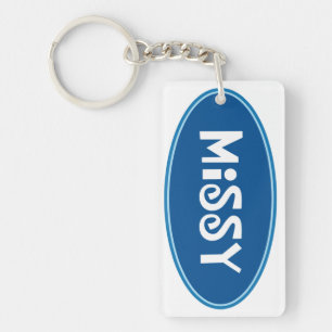 若い女性Keychain キーホルダー