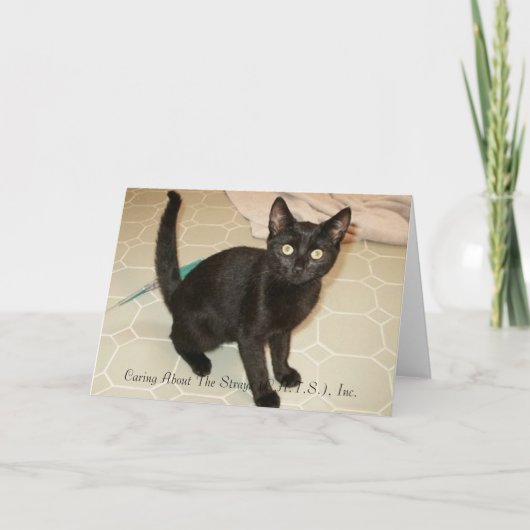 若い女性Notecards カード (正面)