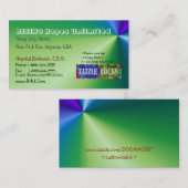 若い女性Pakenham -すごい輝やきのCD-ROM 名刺 (正面/裏面)