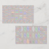 若い女性Pakenham -治療の石パターン 名刺 (正面/裏面)