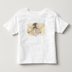 若い女聞の音楽 トドラーTシャツ