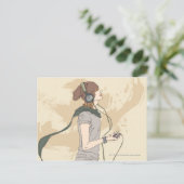 若い女聞の音楽 ポストカード (スタンド正面)