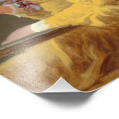 若い女読の子 フォトプリント            (角)