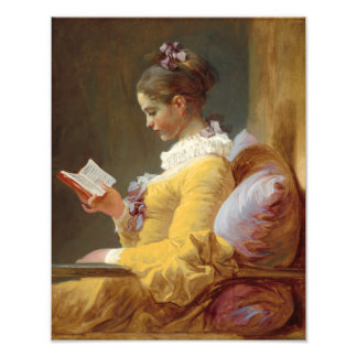 若い女読の子 フォトプリント