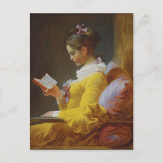 若い女読の子 – Jean-Noore Fragonard ポストカード