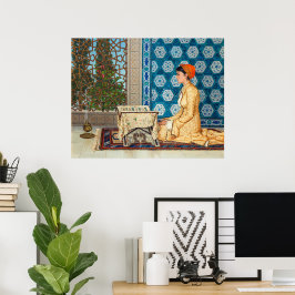 若い女読性 | Osman Hamdi Bey | ポスター