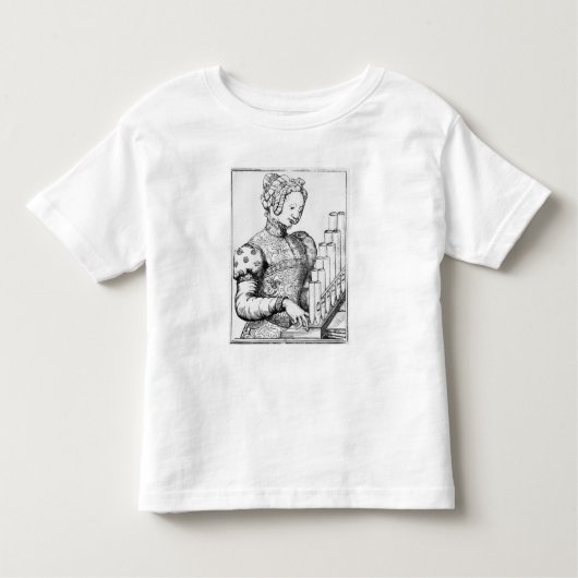 若い女遊性の器官 トドラーTシャツ (正面)