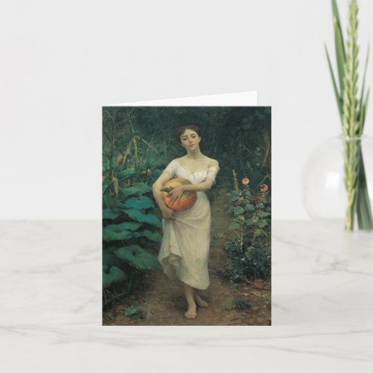 若い女運の子は カード (正面)