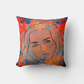 若い娘 クッション (正面)