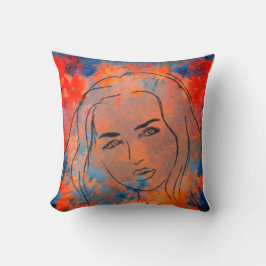 若い娘 クッション