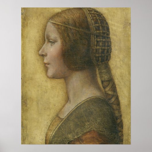 若い婚約者のプロフィール ポスター (正面)