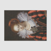 若い婦人のポートレート（1620年）、Paulus Moreelse 薄葉紙 (正面)