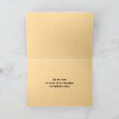 若い子供のための陽気な父の日カード カード (内部)