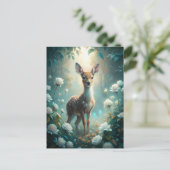 若い子鹿 ポストカード (スタンド正面)