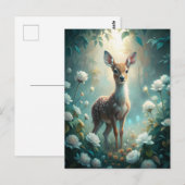 若い子鹿 ポストカード (正面/裏面)
