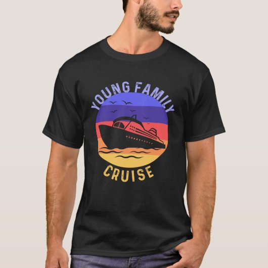 若い家族クルーズお揃いグッズ Tシャツ (正面)
