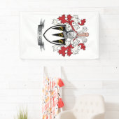 若い家紋の紋章付き外衣 横断幕 (インサイチュ)