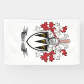 若い家紋の紋章付き外衣 横断幕 (横)