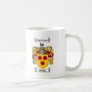 /若い家紋若い紋章付き外衣 コーヒーマグカップ