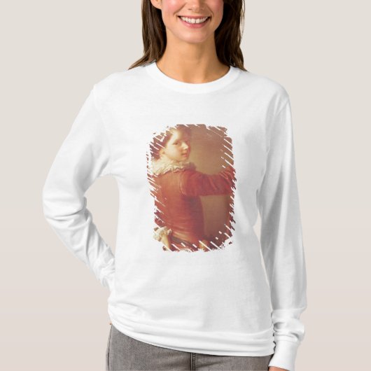 若い巡礼者のポートレート、1725年 Tシャツ (正面)