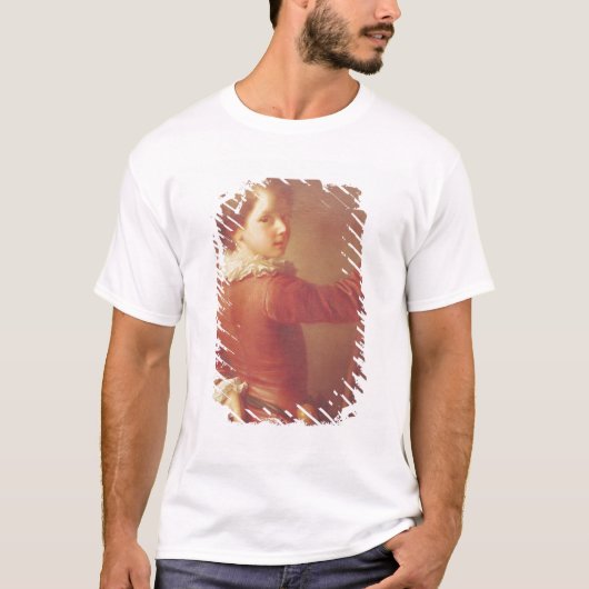 若い巡礼者のポートレート、1725年 Tシャツ (正面)