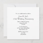 若い恋人たちのヴィンテージイラスト 招待状 (裏面)