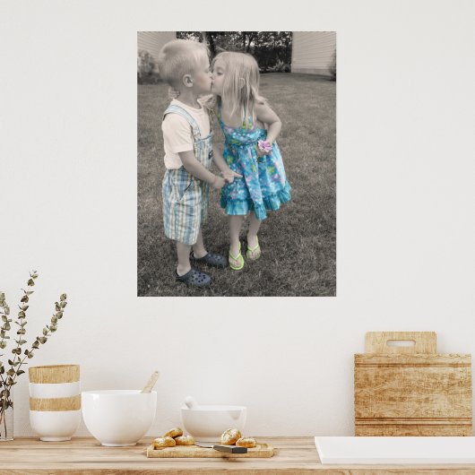 若い恋 ポスター (キッチン)