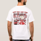 (若い愚か者1の通りのティー) Tシャツ (裏面)