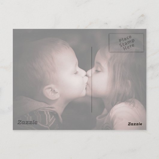 若い愛 ポストカード (裏面)