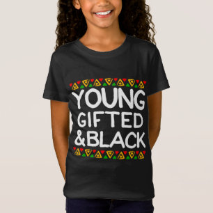 若い才能と黒の歴史の月アフリカンアメリ Tシャツ