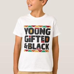 若い才能と黒の歴史の月アフリカンアメリ Tシャツ