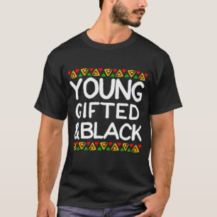 若い才能と黒の歴史の月アフリカンアメリ Tシャツ