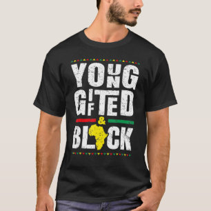 若い才能と黒の歴史アフリカ系アメリカ人私 Tシャツ